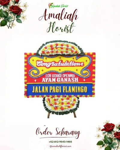 Bunga Papan Congratulation di Pagaden
